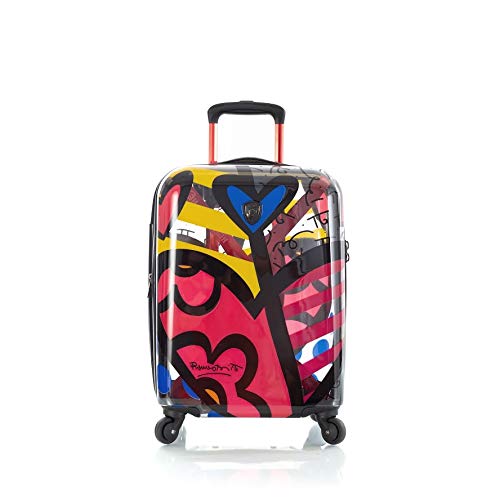 Heys Britto Transparent 21" Carry On Spinner Luggage ( Transparent New Day ) Transparent New Day  U2
