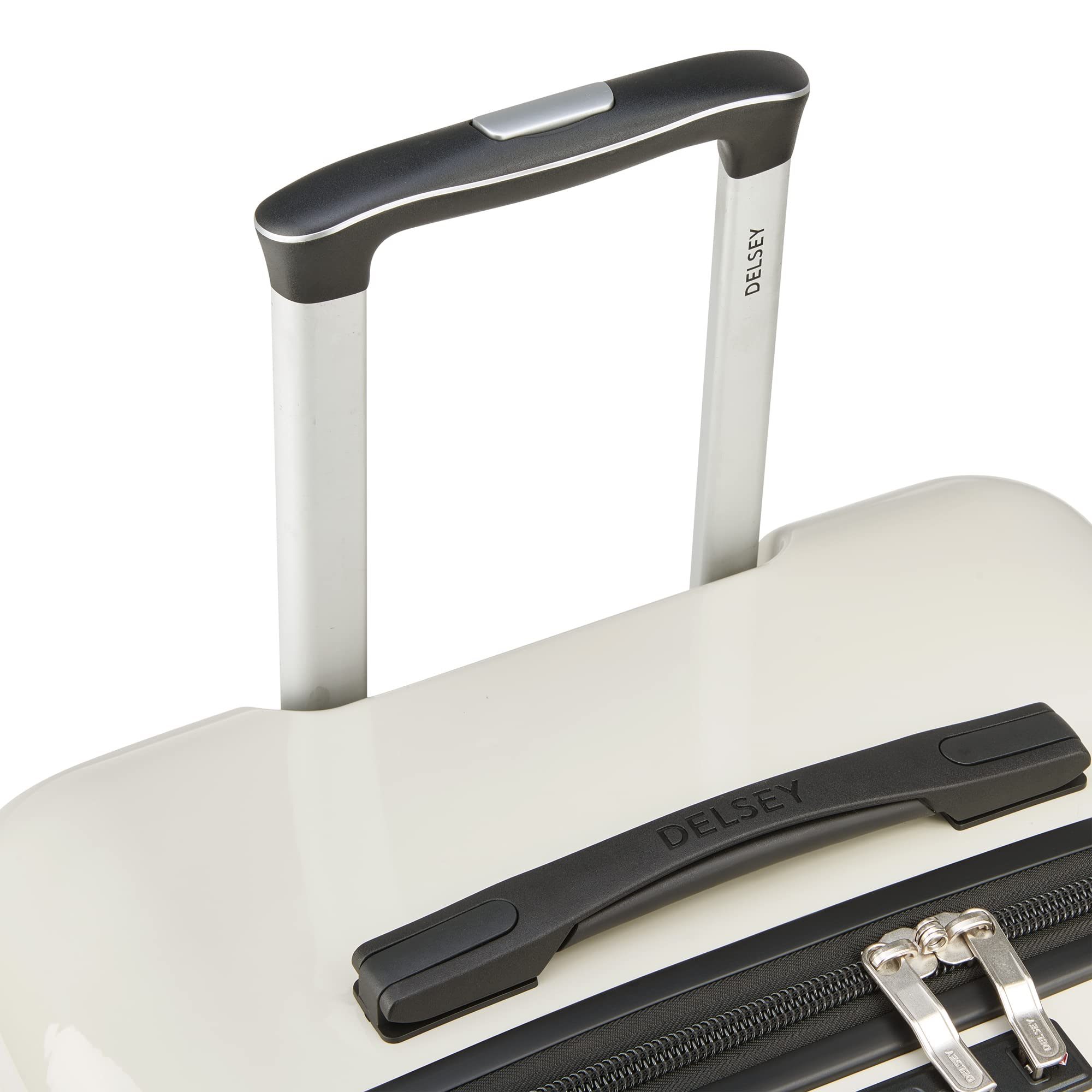 DELSEY Paris Cruise 3.0 Trunk 26" Spinner ( Glossy Ivory , Checked 26 Inch Trunk ) Glossy Ivory Checked 26 Inch Trunk U1