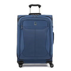 Travelpro Tourlite Softside Expandable Luggage with 4 Spinner Wheels, Lightweight Suitcase, Men and Women ( Blue , Checked-Medium 25-Inch ) Blue Checked Medium 25 Inch U11