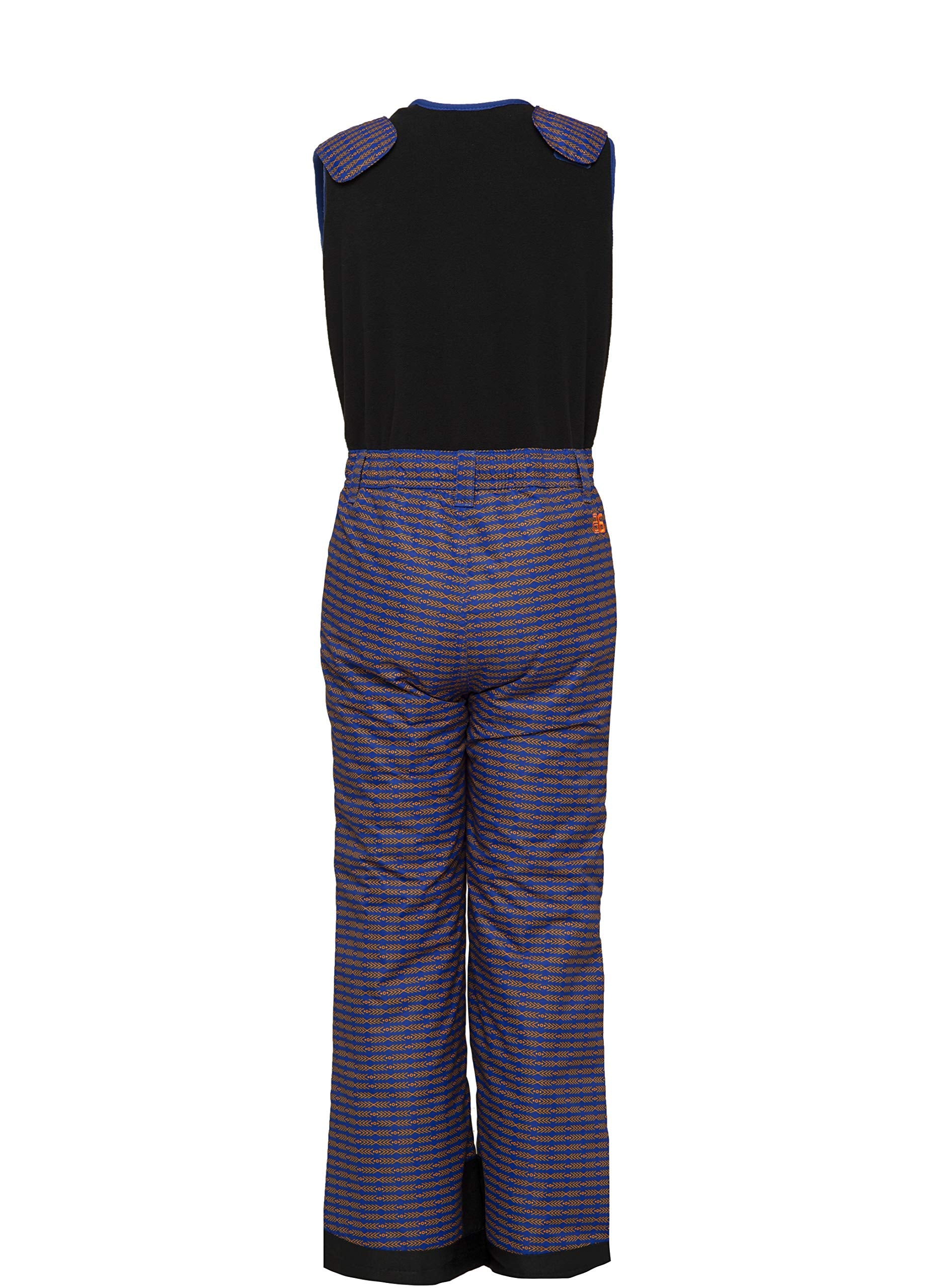 Arctix Kids Infinity Bib Overalls ( Arrowhead Royal Blue/Orange , X-Large ) Arrowhead Royal Blue/Orange X Large U1
