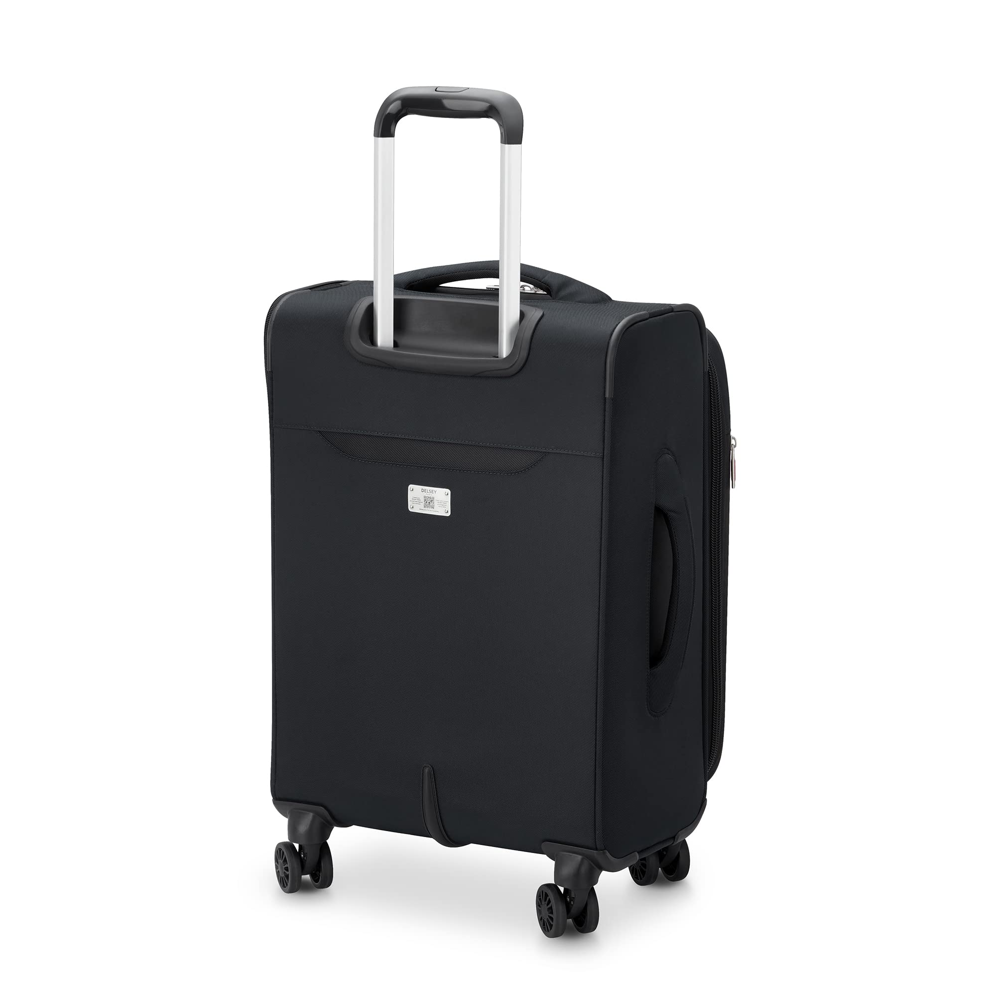 DELSEY Paris Sky Max 2.0 Softside Expandable Luggage with Spinner Wheels ( Black , Carry-on 21 Inch ) Black Carry On 21 Inch U4