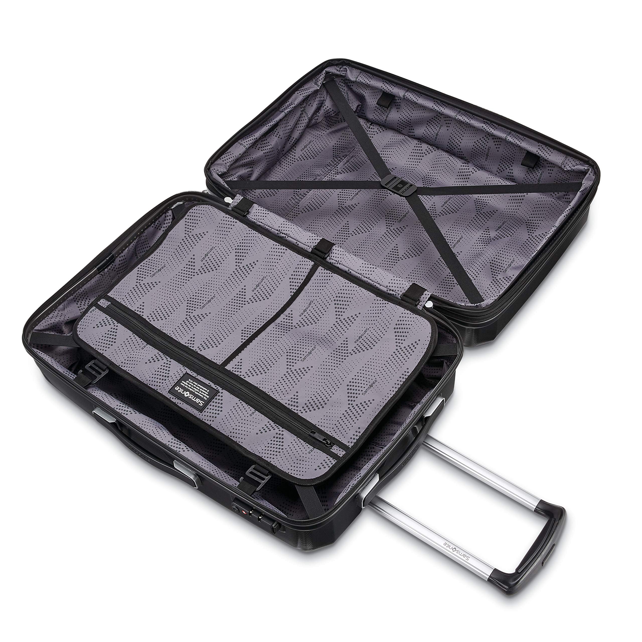 Samsonite Winfield 3 DLX Spinner ( Black , 3-Piece Set (20/25/28) ) Black 3 Piece Set 20 25 28 U1
