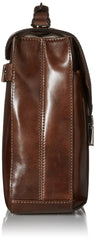 Bosca Old Leather Single Gusset Flapover Brief ( Teak , One Size ) Teak One Size U2