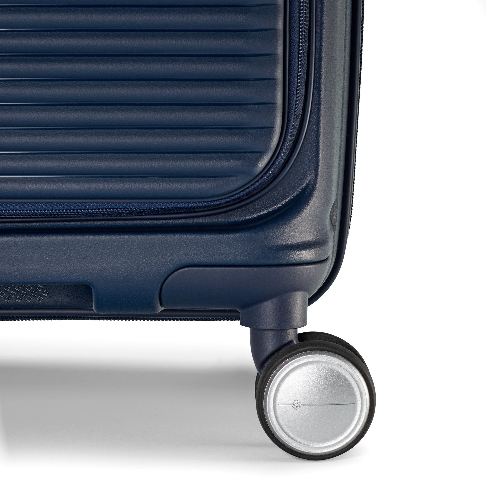 Samsonite Paralux Luggage - Innovative Design - Quick Access Front Pocket - Dual Suspension Wheel Technology - TSA Lock - Expandable - Includes Removable Packing Cubes ( Midnight Navy , International Carry-On ) Midnight Navy International Carry  U1