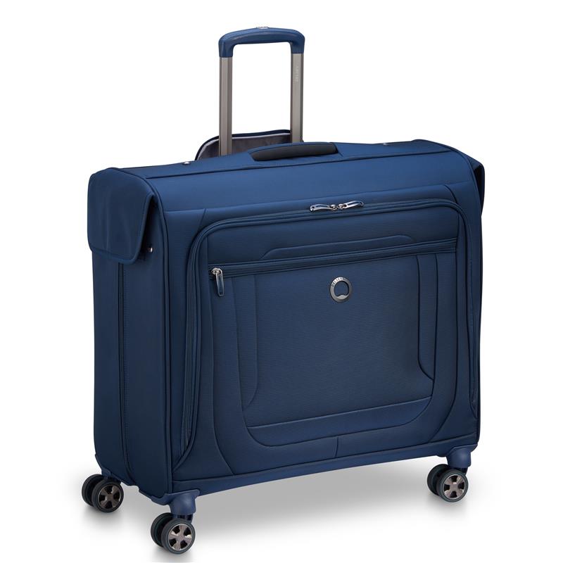 DELSEY Paris Helium DLX Carryon Garment Bag with Spinner Wheels ( Blue , Carry on 20 Inch ) Blue Carry On 20 Inch U7
