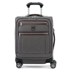 Travelpro Platinum Elite Softside Expandable Checked Luggage, 8 Wheel Spinner Large Suitcase, TSA Lock, Men and Women ( Vintage Grey , International Carry-on 19-Inch ) Vintage Grey International Carry On 19 Inch U5