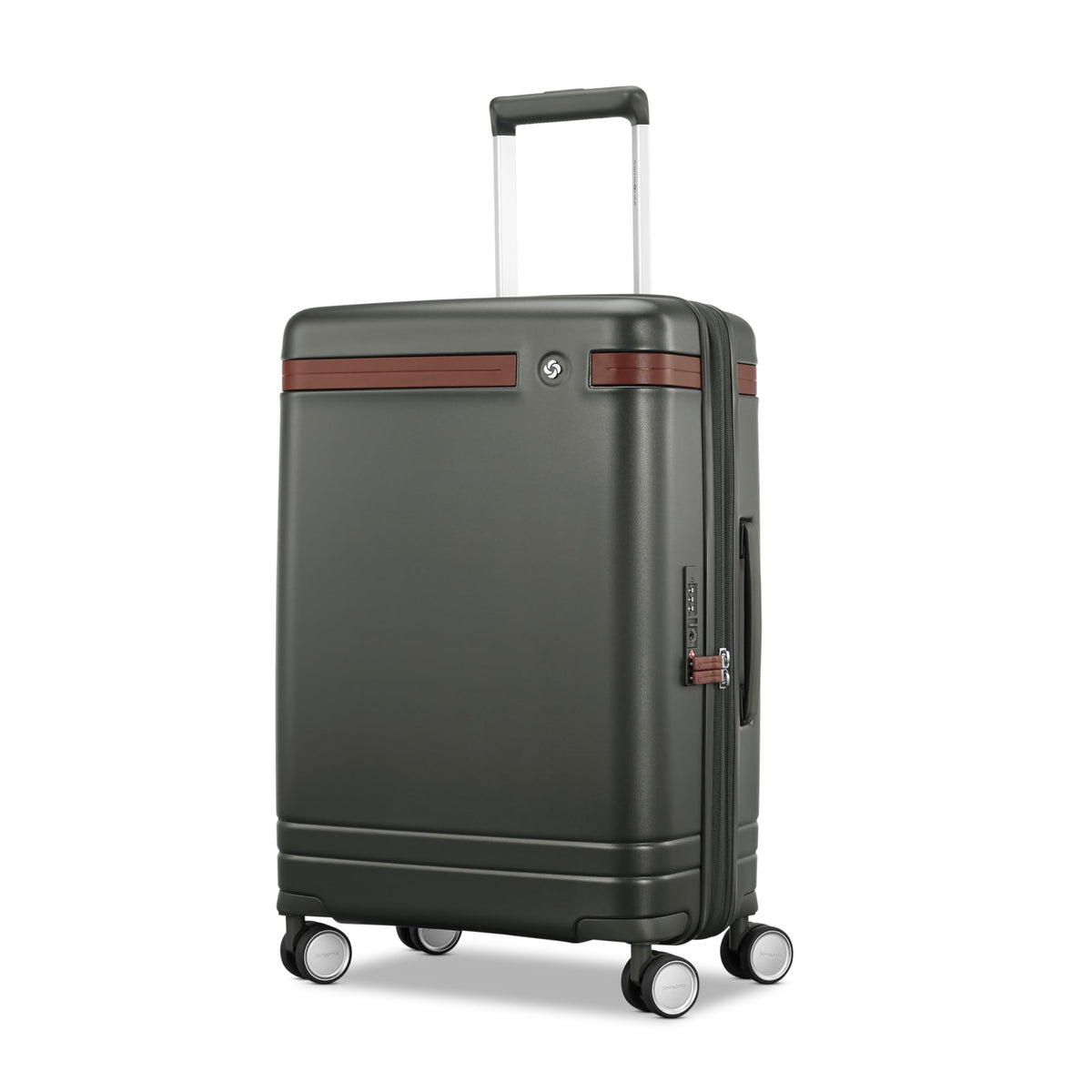 Samsonite Virtuosa Hardside Expandable Luggage with Spinner Wheels ( Pine Green , Carry-On 21-Inch ) Pine Green Carry On 21 Inch U1