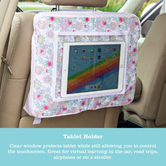 J.L. Childress Disney Baby by 3-in-1 Travel Tray & iPad Tablet Holder, Car Seat Lap Tray for Toddlers & Kids ( Disney Princess , 12x16x3 Inch (Pack of 1) ) Disney Princess 12 X 16 X 3 Inch Pack Of 1 U3