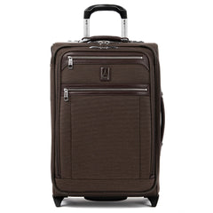 Travelpro Platinum Elite Softside Expandable Luggage, 2 Wheel Upright Suitcase, USB Port, Men and Women ( Rich Espresso , Carry-On 22-Inch ) Rich Espresso Carry On 22 Inch U6