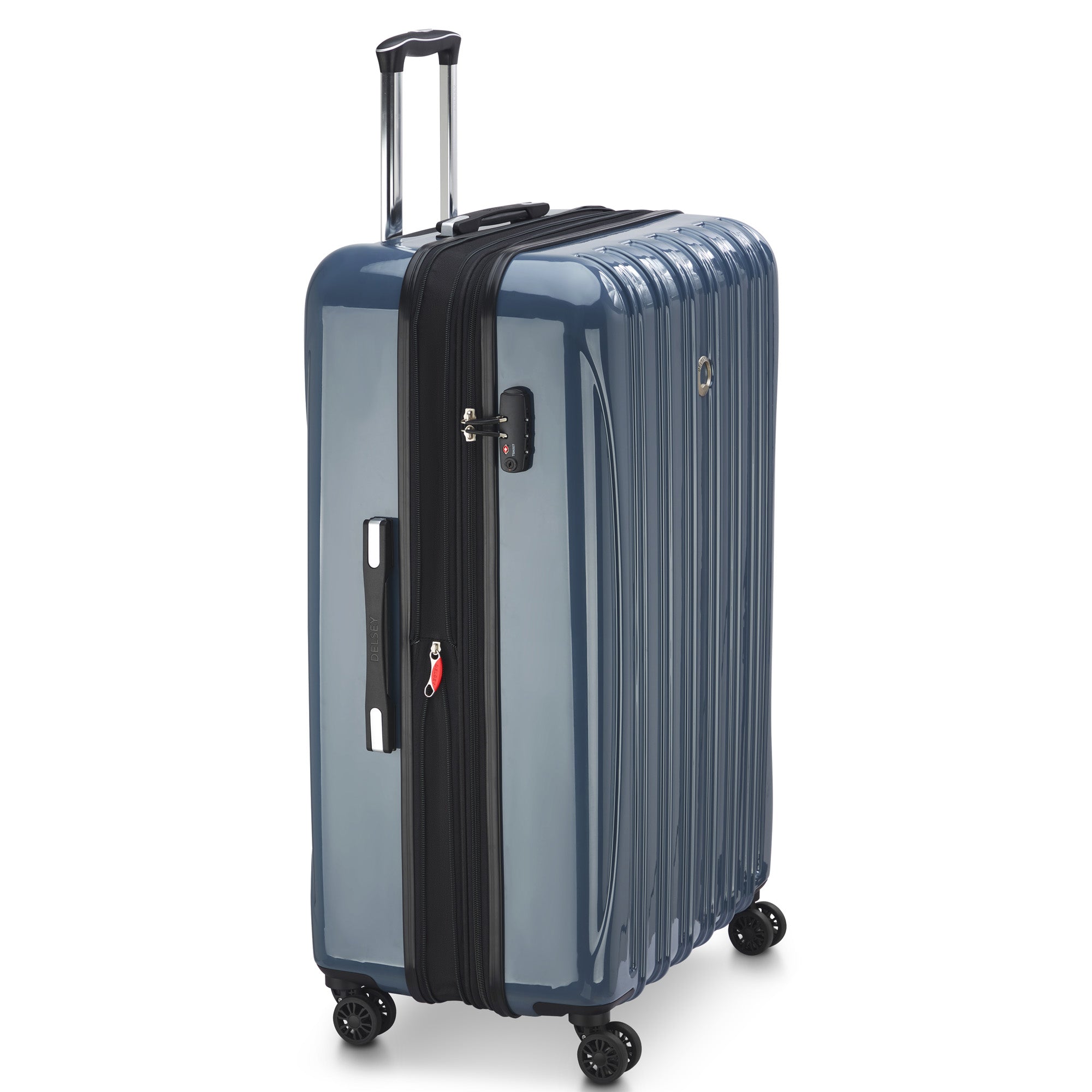 DELSEY Paris Helium Aero Hardside Expandable Luggage with Spinner Wheels ( Orion Blue , Checked-Large 29 Inch ) Orion Blue Checked Large 29 Inch U12