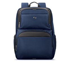 Solo New York Ambition Backpack – Stylish 17.3" Laptop Backpack with Tablet Pocket, Organizer Section, Padded Back & Straps – Perfect for Professionals & Travel ( Navy , One Size ) Navy One Size U1