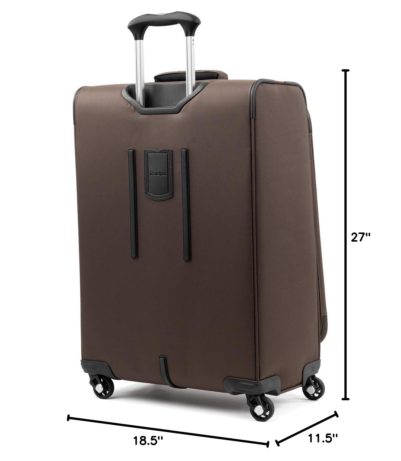 Travelpro Maxlite 5 Softside Expandable Luggage with 4 Spinner Wheels, Lightweight Suitcase, Men and Women ( Mocha , Checked-Medium 25-Inch ) Mocha Checked Medium 25 Inch U17