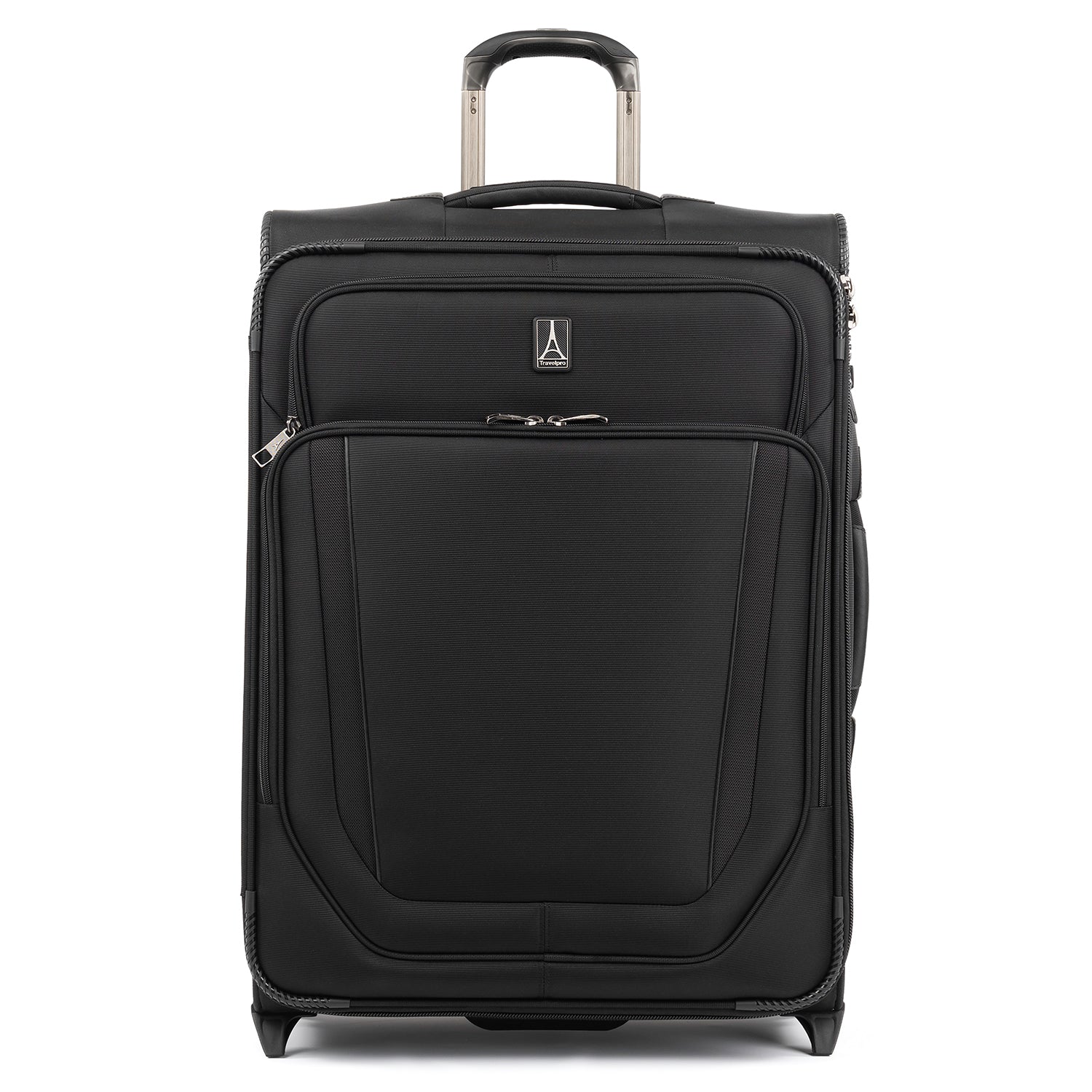 Travelpro Crew Versapack Max Carry-On Exp Rollaboard Jet Black Checked Medium 26 Inch U2