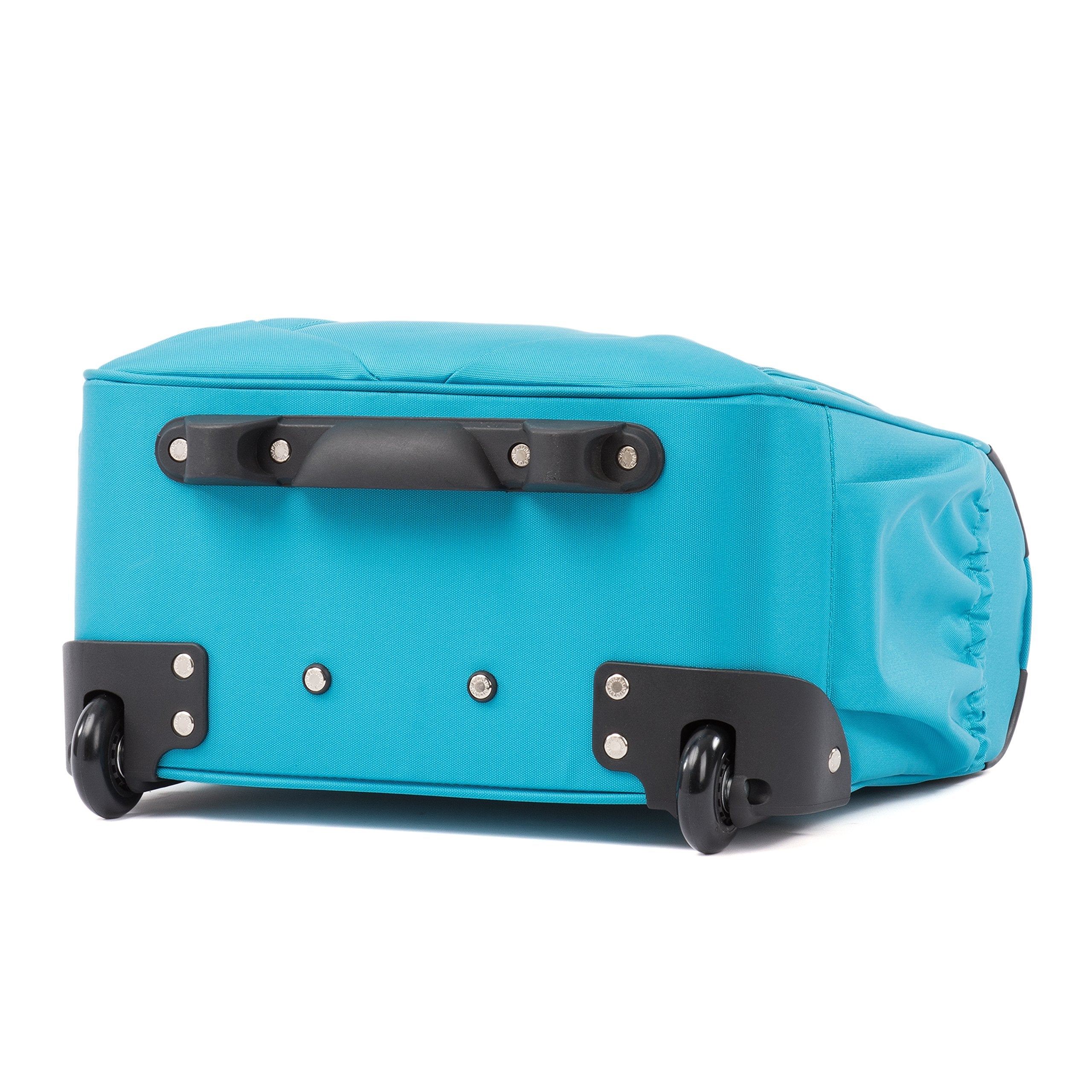 Atlantic Ultra Lite Softsides Rolling Underseat Carry-on ( Turquoise Blue ) Turquoise Blue  U23