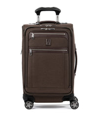 Travelpro Platinum Elite Softside Expandable Carry on Luggage, 8 Wheel Spinner Suitcase, USB Port, Suiter, Men and Women, Carry On 21-Inch ( Rich Espresso Brown , Carry-On 21-Inch ) Rich Espresso Brown Carry On 21 Inch U4