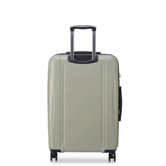 DELSEY Paris Helium Aero Hardside Expandable Luggage with Spinner Wheels ( Latte , Checked-Medium 25 Inch ) Latte Checked Medium 25 Inch U5