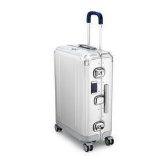 ZERO Halliburton Pursuit Aluminum Hardside Travel Case ( Silver , Medium Travel Case ) Silver Medium Travel Case U1