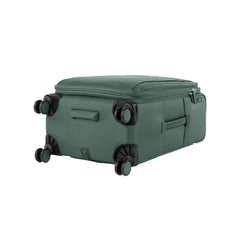 Travelpro Versapack + Lightweight Softside Expandable Checked Luggage, 8 Spinner Suitcase, TSA Lock, Men and Women ( Desert Sage , Checked Medium 25-Inch ) Desert Sage Checked Medium 25 Inch U1
