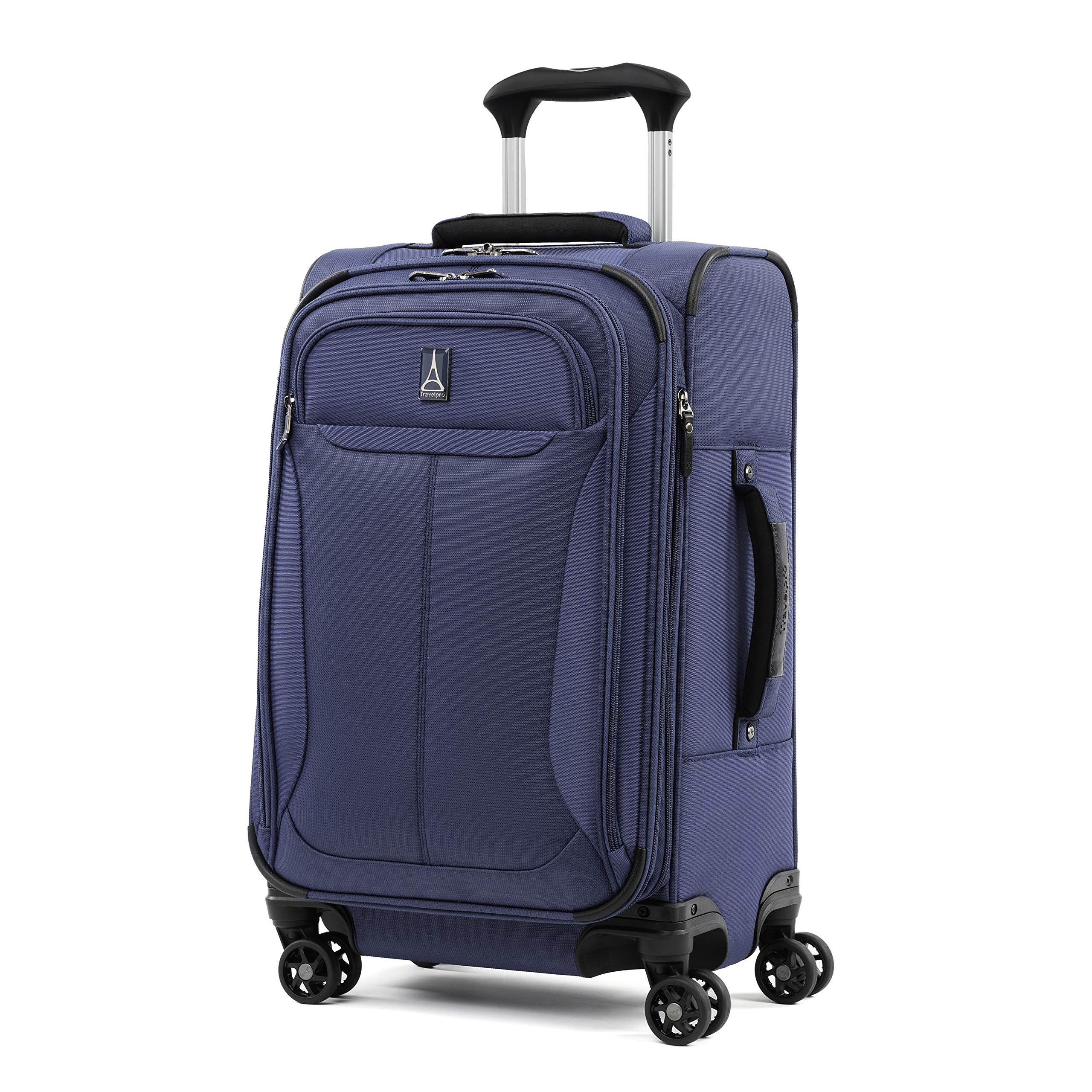 Travelpro Tourlite Softside Expandable Luggage with 4 Spinner Wheels, Lightweight Suitcase, Men and Women Blue Carry On 21 Inch U26