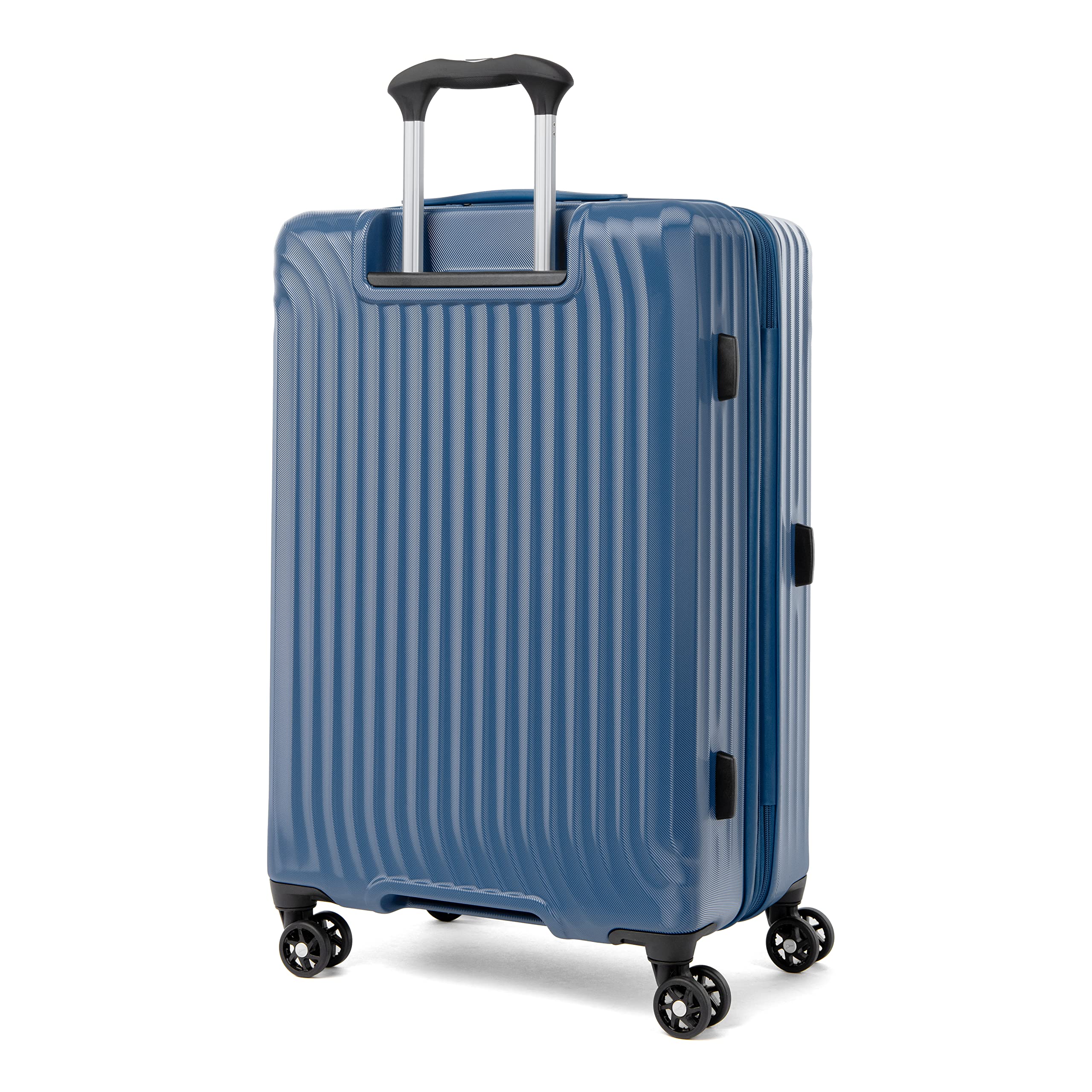 Travelpro Maxlite Air Hardside Expandable Luggage, 8 Spinner Wheels, Lightweight Hard Shell Polycarbonate ( Ensign Blue , Checked-Medium 25-Inch ) Ensign Blue Checked Medium 25 Inch U6