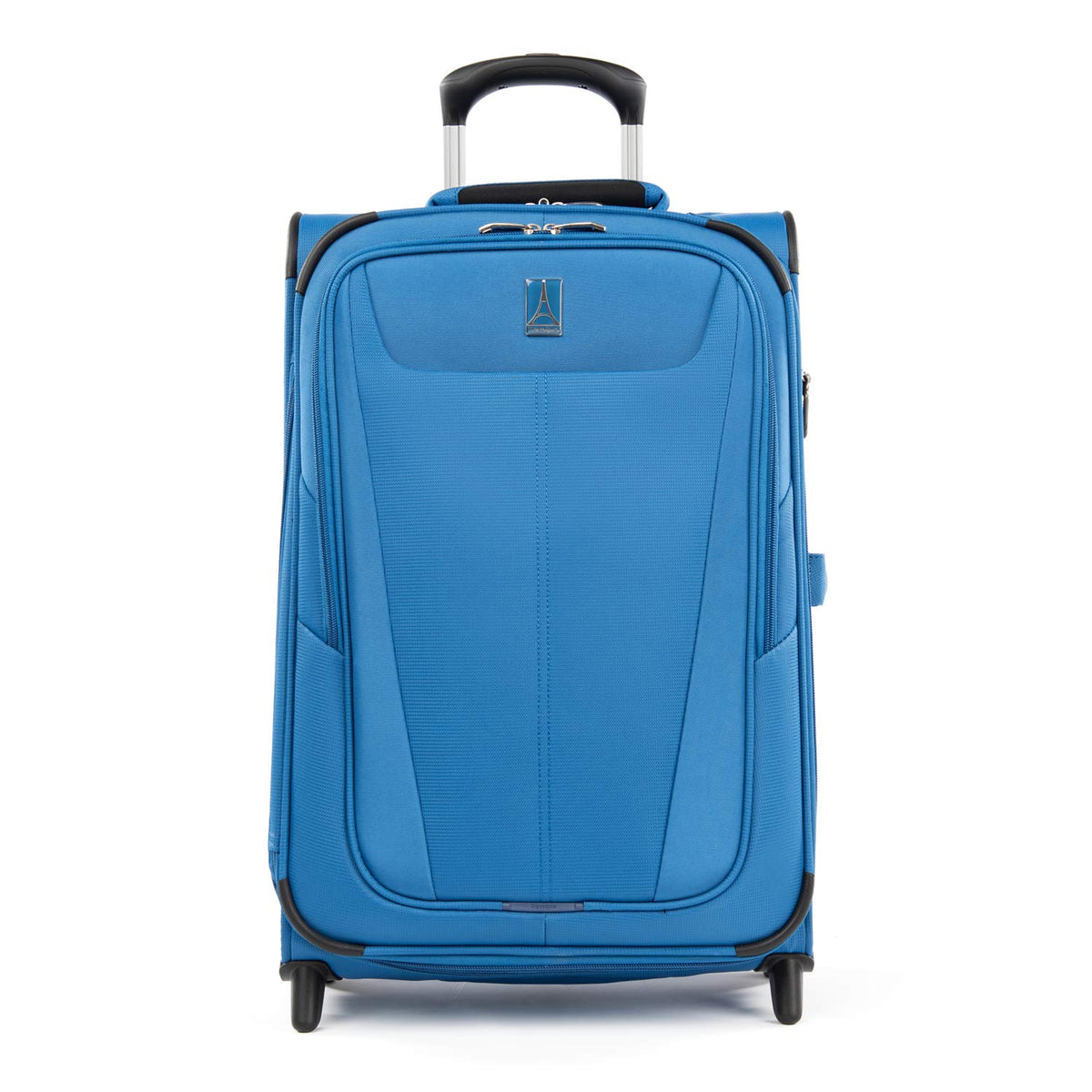 Travelpro Maxlite 5 Softside Expandable Upright 2 Wheel Luggage, Lightweight Suitcase, Men and Women Azure Blue Carry On 22 Inch U3