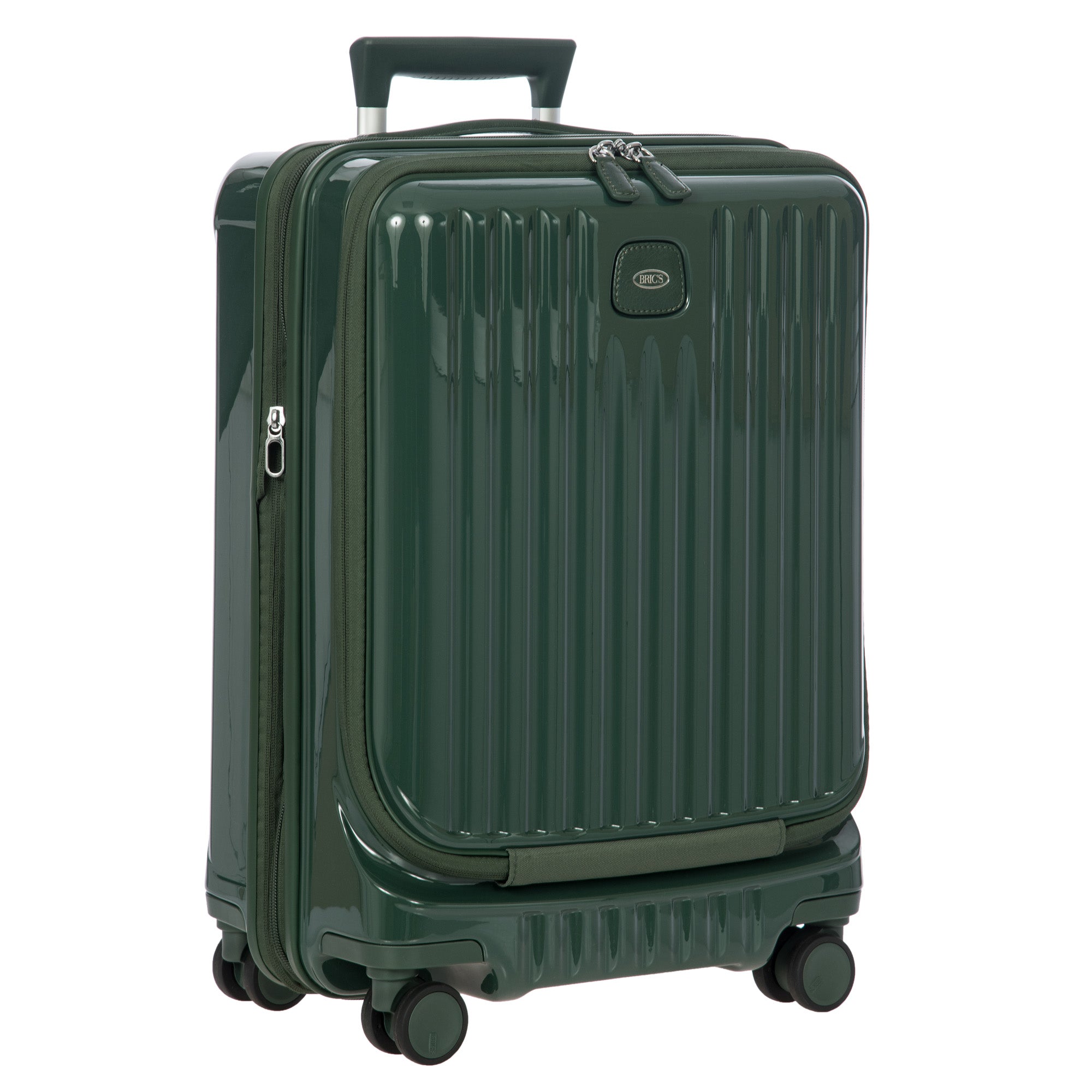 Bric's Positano 21" Carry-On Expandable Spinner w/Pocket  ( Emerald , 55cm with pocket ) Emerald 55 Cm With Pocket U1