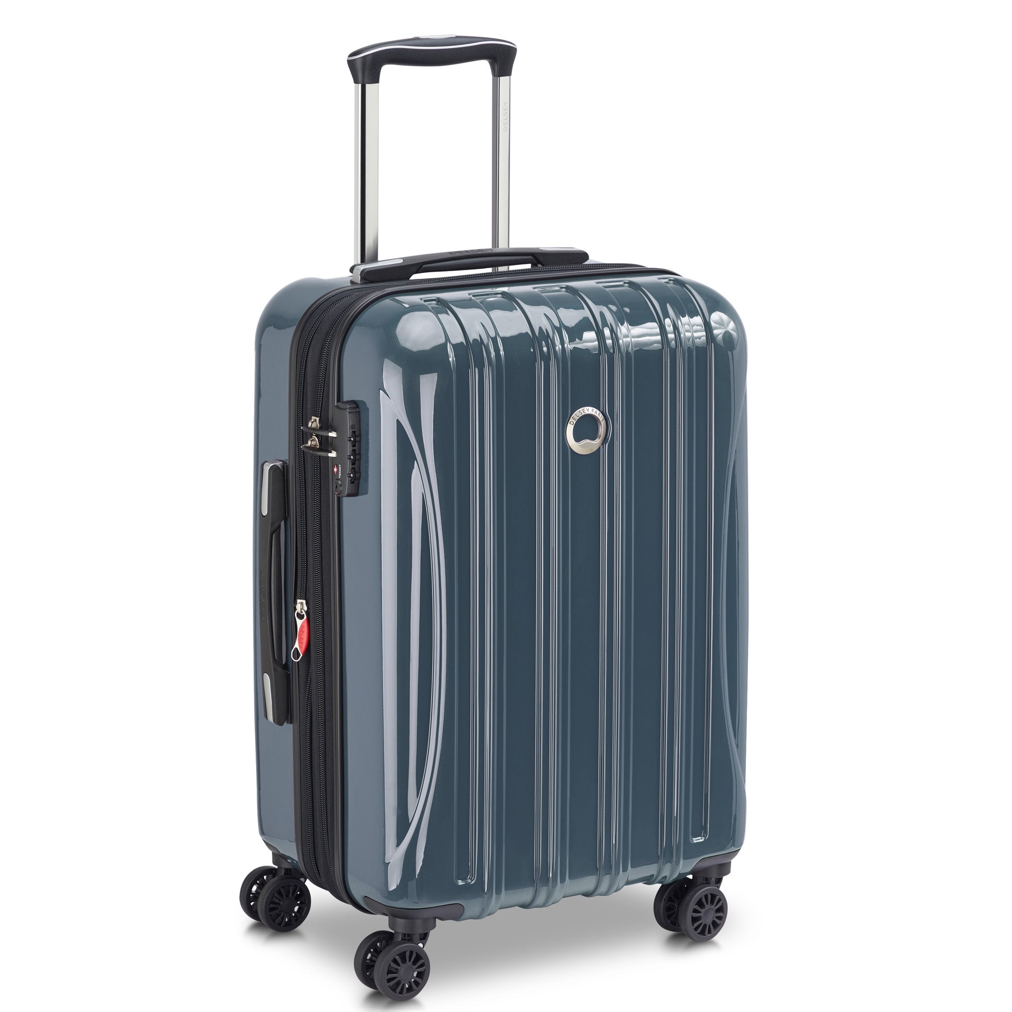 DELSEY Paris Helium Aero Hardside Expandable Luggage with Spinner Wheels ( Orion Blue , Carry-On 21 Inch ) Orion Blue Carry On 21 Inch U1
