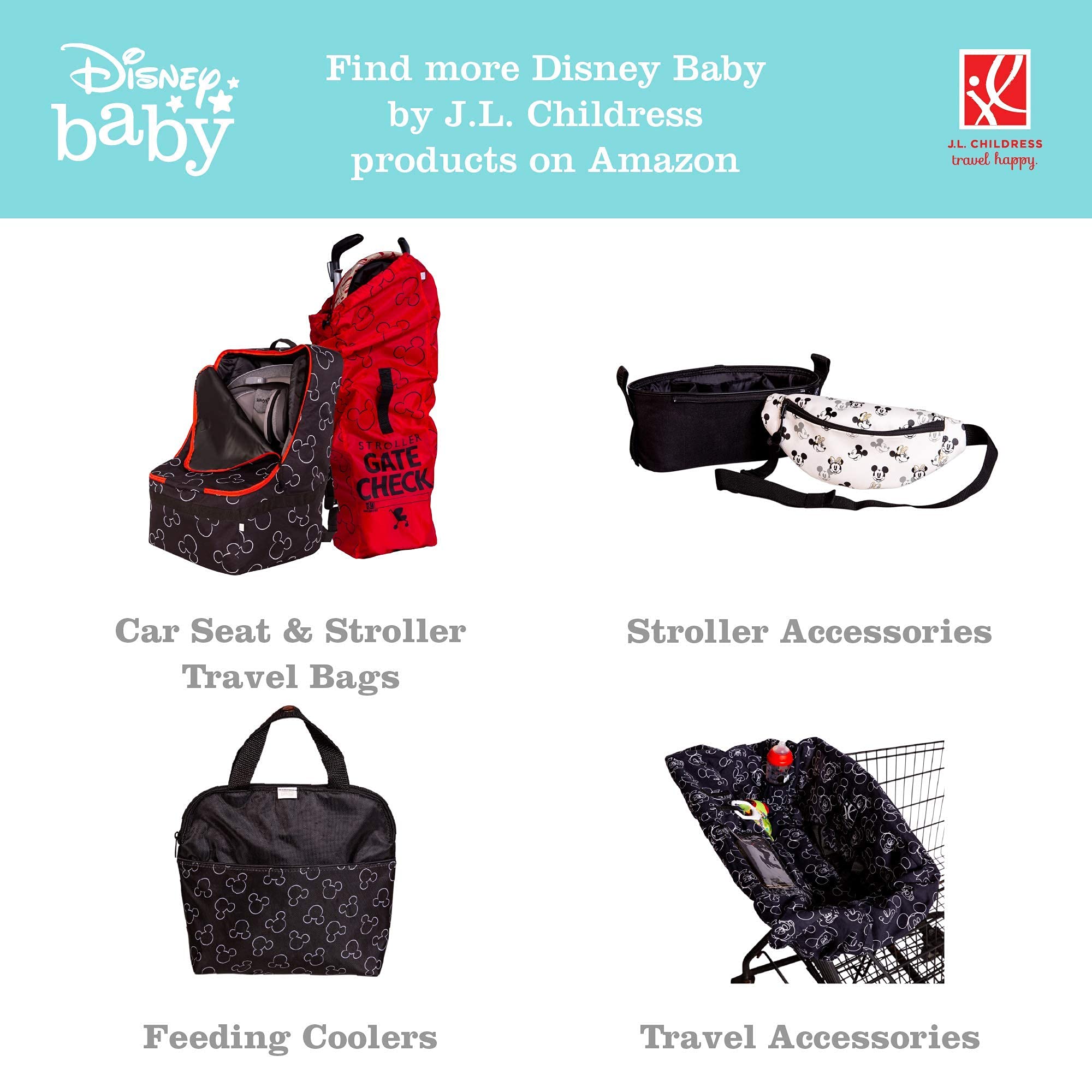 Disney Baby by J.L. Childress Portable Changing Station ( Ivory Changing Station ) Ivory Changing Station  U1