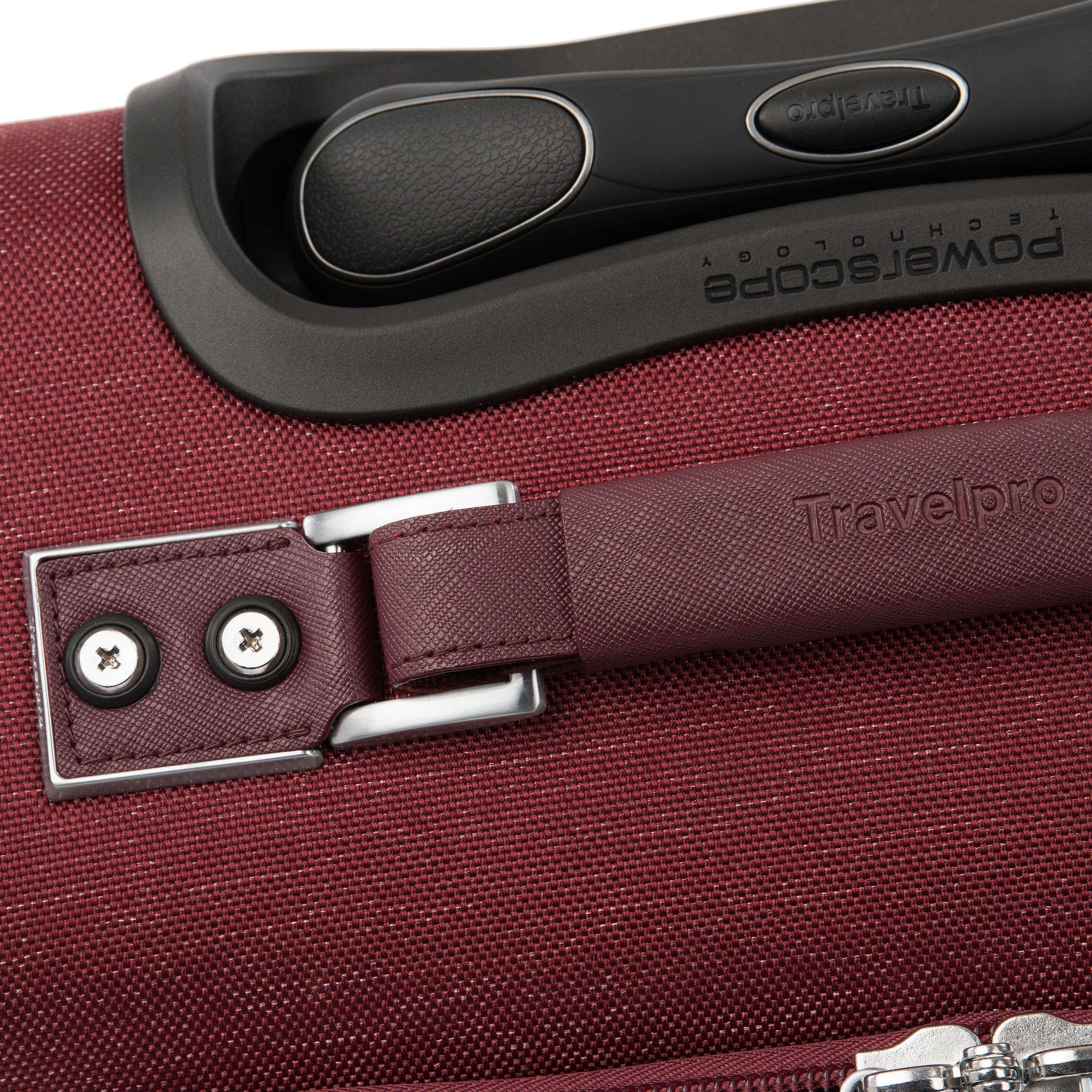 Travelpro Platinum Elite Softside Expandable Luggage, 8 Wheel Spinner Suitcase, USB Port, Suiter, Men and Women Bordeaux Carry On 21 Inch U3