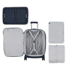 Samsonite Elevation Softside Carry-On Expandable Spinner ( Midnight Blue , One Size ) Midnight Blue One Size U1