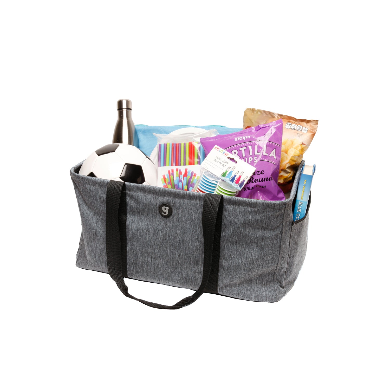 Geckobrands Large Utility Tote ( Everyday Grey , One Size ) Everyday Grey One Size U3
