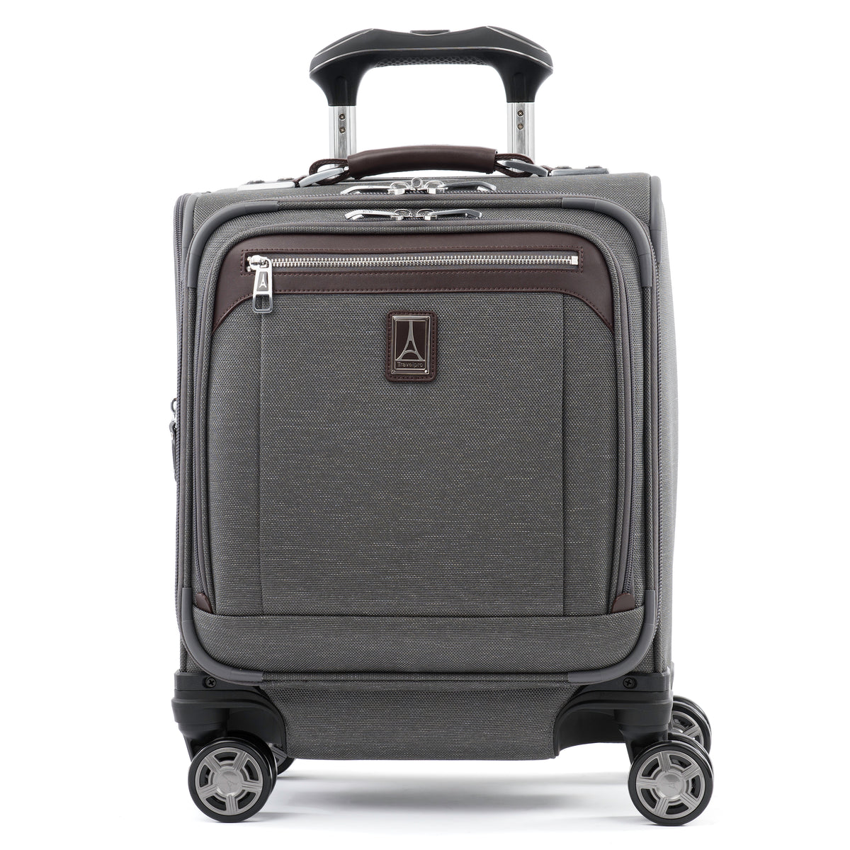 Travelpro Platinum Elite Underseat Spinner Tote Bag with USB Port Vintage Grey 16 Inch U2