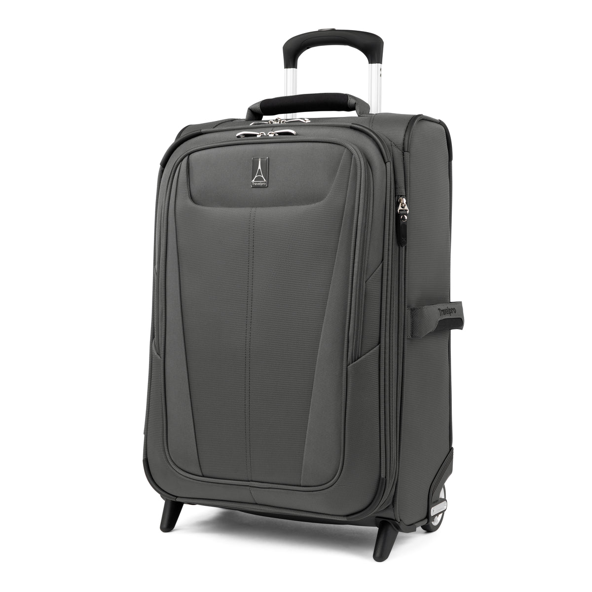 Travelpro Maxlite 5 Softside Expandable Upright 2 Wheel Luggage, Lightweight Suitcase, Men and Women ( Shadow Grey , Carry-on 22-Inch ) Shadow Grey Carry On 22 Inch U19