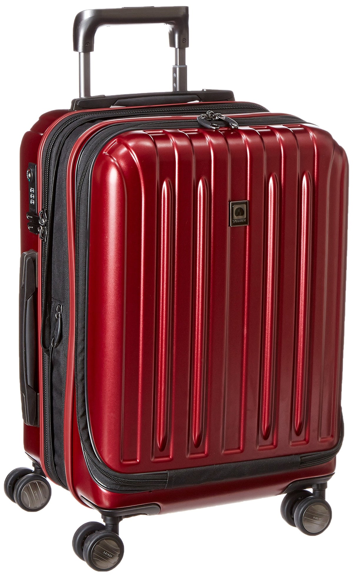 Delsey Luggage Helium Titanium International 19 Carry-on Expandable Spinner Trolley U1