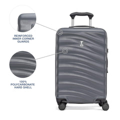 Travelpro Maxlite Air V2 Hardside Expandable Luggage, 8 Spinner Wheels, Lightweight Hard Shell Suitcase, TSA lock ( Shadow Grey , Carry On 21-Inch ) Shadow Grey Carry On 21 Inch U3