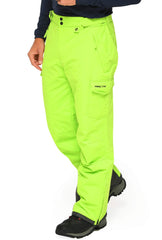 Arctix Men's Insulated Snowsports Cargo Pant ( Lime , Small/36" Inseam ) Lime Small 36 Inseam U2