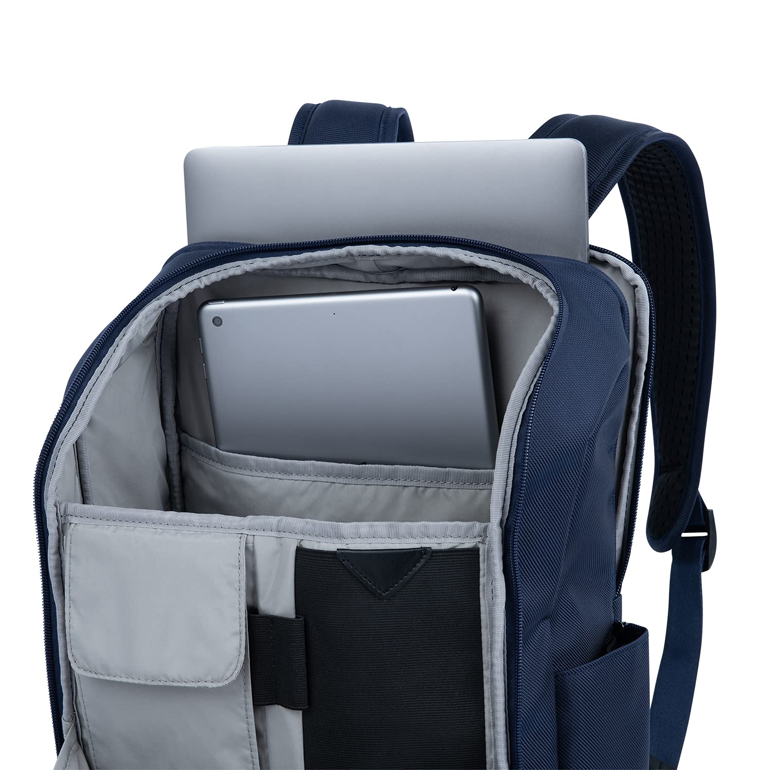Travelpro Crew Executive Choice 3 Large Backpack Fits Up to 15.6 Laptops and Tablets, USB a and C Ports, Men and Women ( Patriot Blue , Slim ) Patriot Blue Slim U2