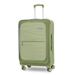 American Tourister Cascade Softside 4 Wheel Spinner, TSA Lock, Lightweight Suitcase, Men and Women ( Sage Green , 3PC Set (20"/24"/28") ) Sage Green 3 PC Set 20 24 28 U3
