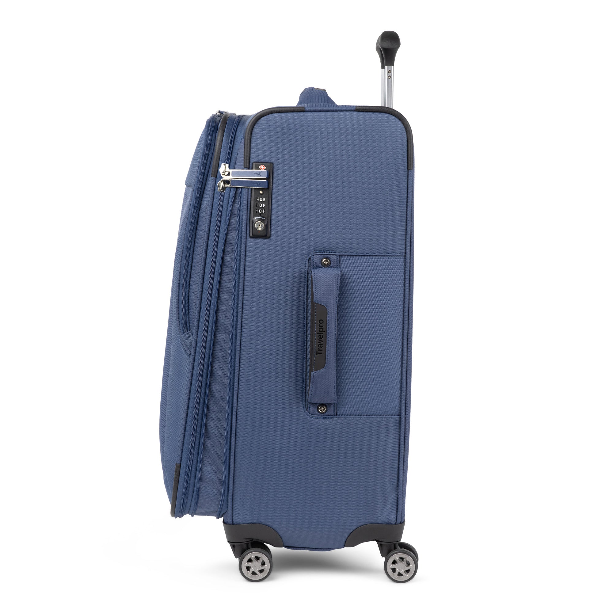 Travelpro Walkabout 6 Medium 25" Softside Check-In Expandable Spinner Luggage with TSA Lock ( Ocean Blue , Checked-Medium 25-Inch ) Ocean Blue Checked Medium 25 Inch U1