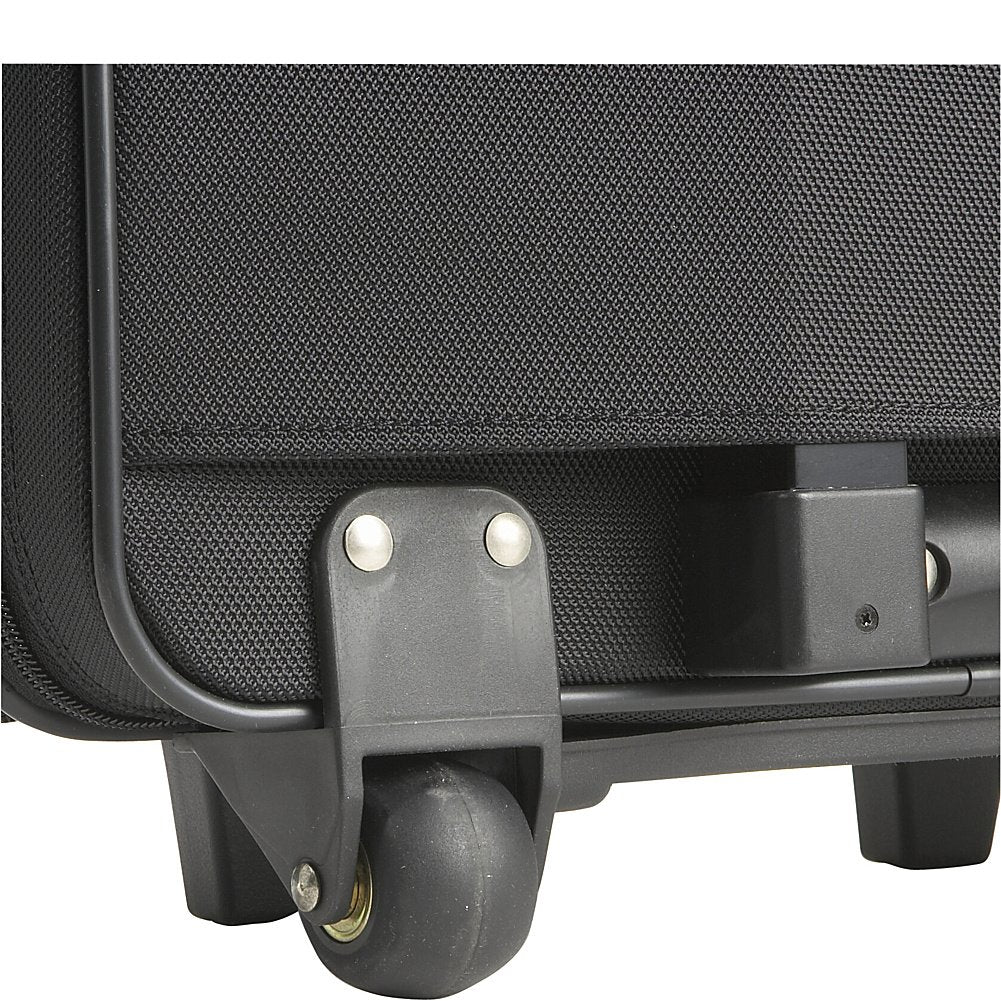Solo Carnegie Rolling Laptop Bag, Black ( Black , One Size ) Black One Size U1