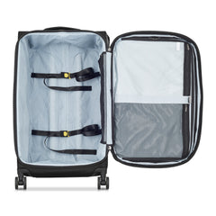 DELSEY Paris Wagram Softside Expandable Luggage with Spinner Wheels ( Black , Checked 26 Inch Trunk ) Black Checked 26 Inch Trunk U1