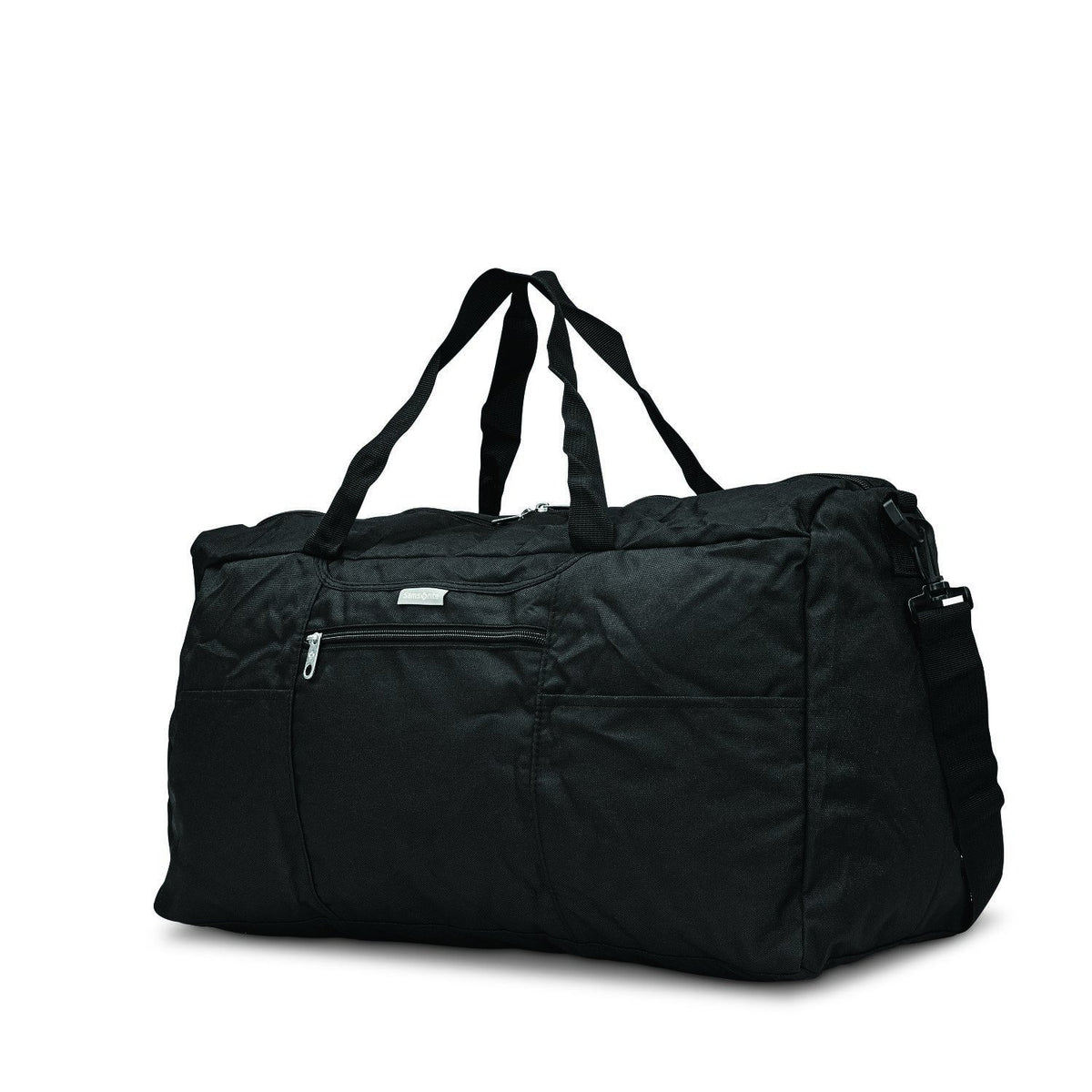 Samsonite Foldaway Packable Duffel Bag, Black, Medium ( Black , Medium ) Black Medium U1