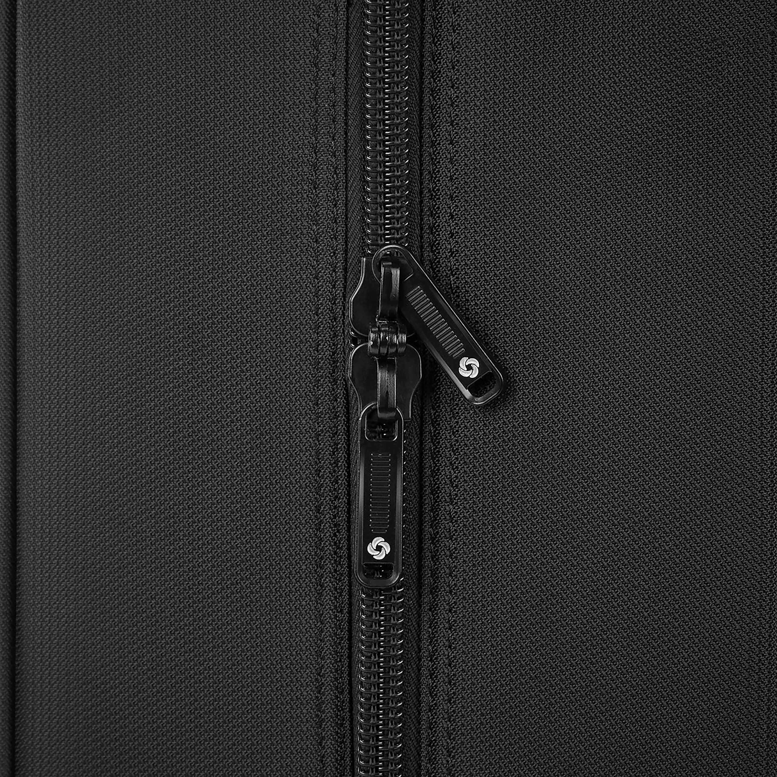 Samsonite Ascella 3.0 Lightweight Softside Luggage Spinner Collection Black 2 W Garment Bag U1