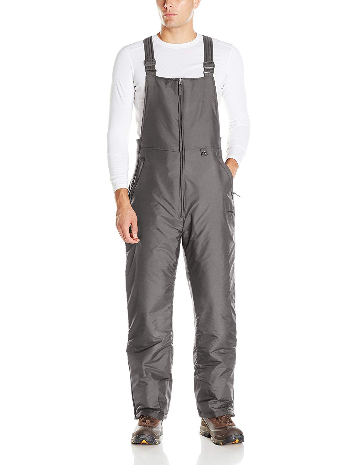 Arctix Mens Essential Insulated Bib ( Charcoal , 4X-Large/32" Inseam ) Charcoal 4 X Large 32 Inseam U1