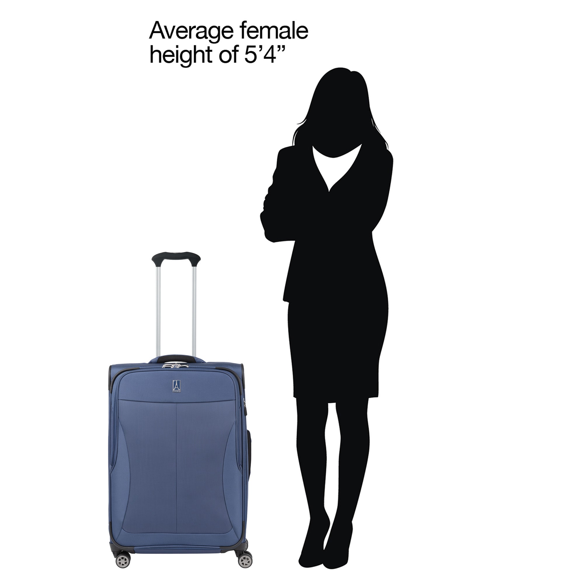 Travelpro Walkabout 6 Medium 25" Softside Check-In Expandable Spinner Luggage with TSA Lock ( Ocean Blue , Checked-Medium 25-Inch ) Ocean Blue Checked Medium 25 Inch U1