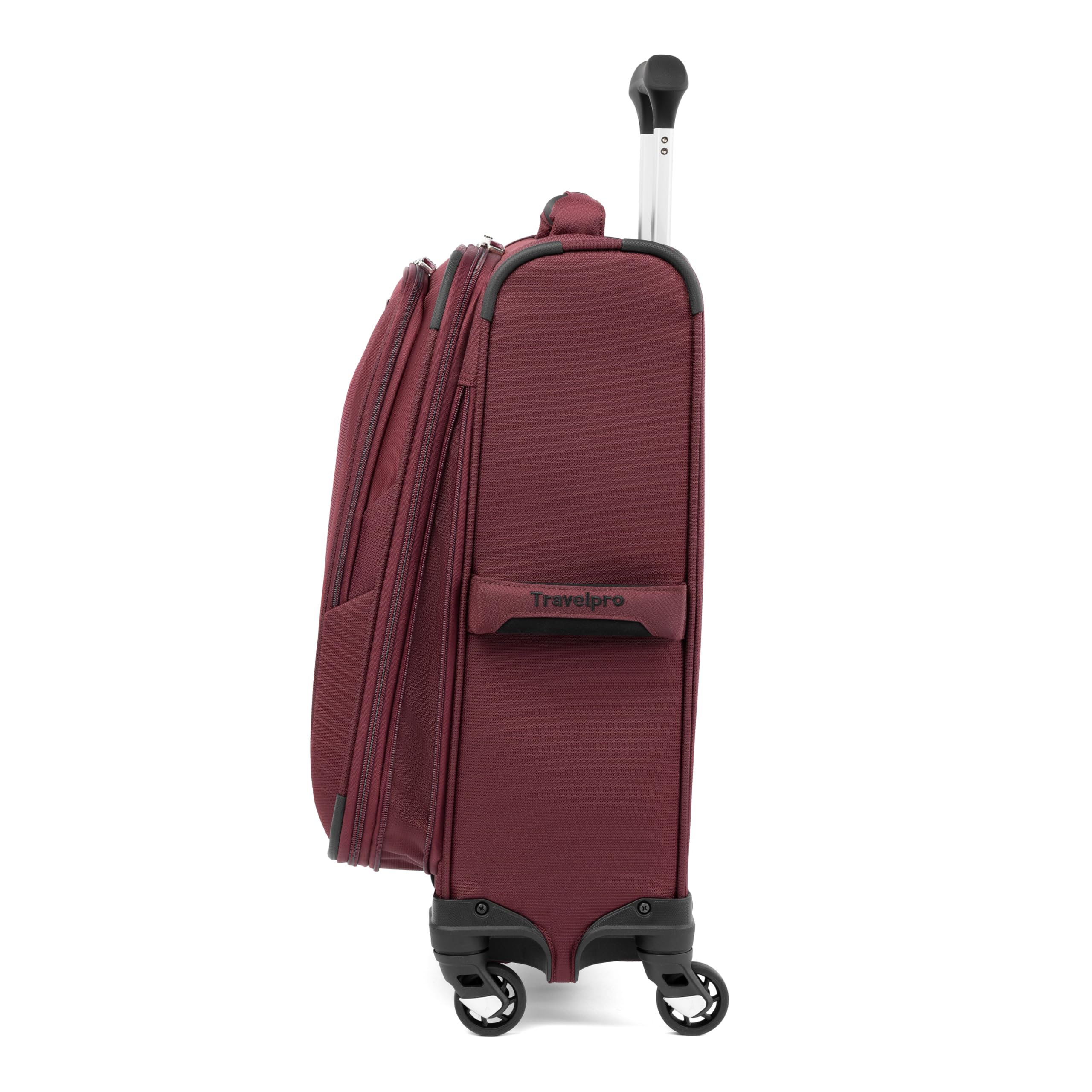 Travelpro Maxlite 5 Softside Expandable Luggage with 4 Spinner Wheels, Lightweight Suitcase, Men and Women ( Burgundy , Compact Carry-on 20-Inch ) Burgundy Compact Carry On 20 Inch U6