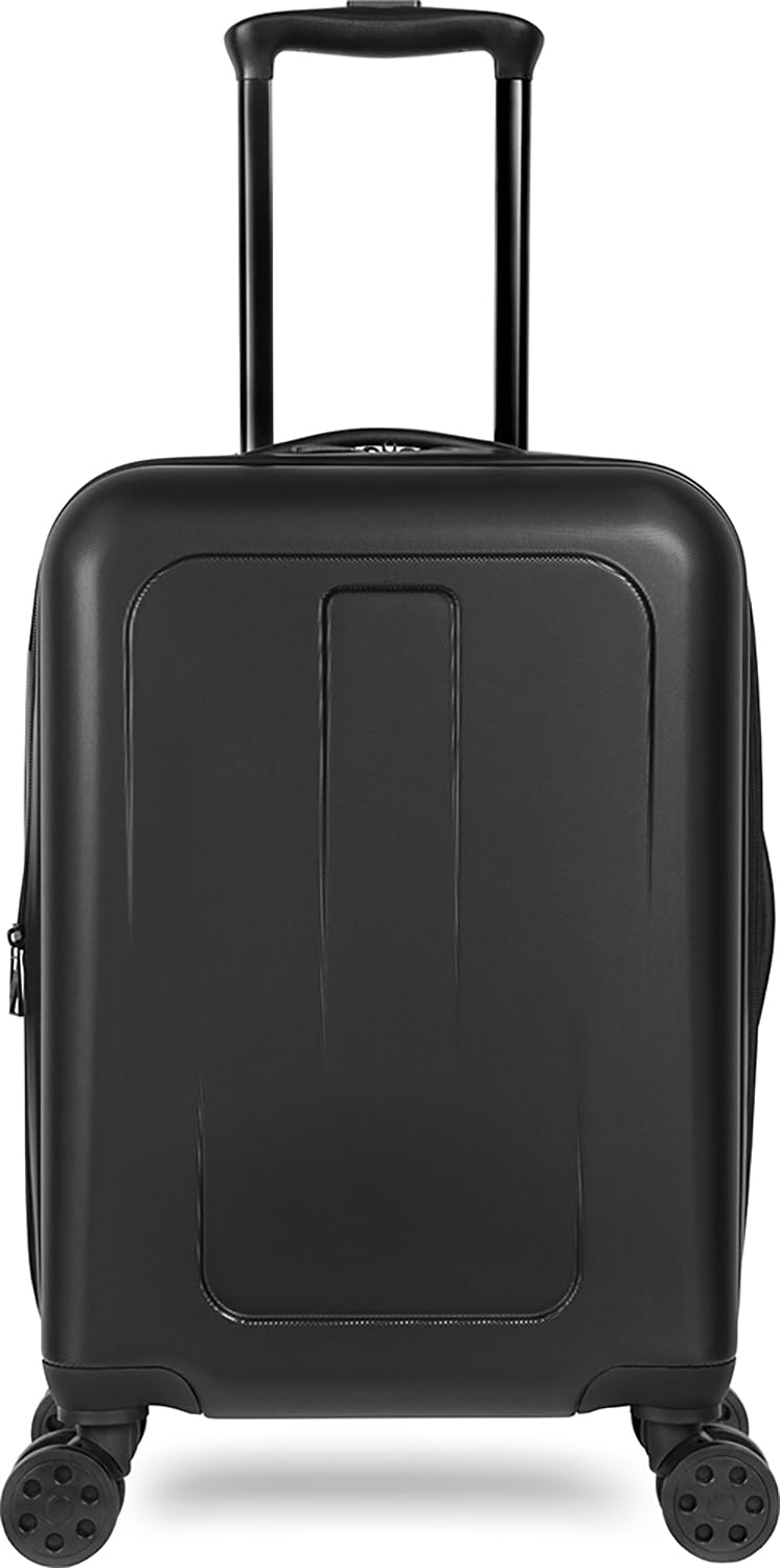 TOTAL TRAVELWARE Passage Expandable Hardside Spinner ( Black , Carry-On 19-Inch ) Black Carry On 19 Inch U1