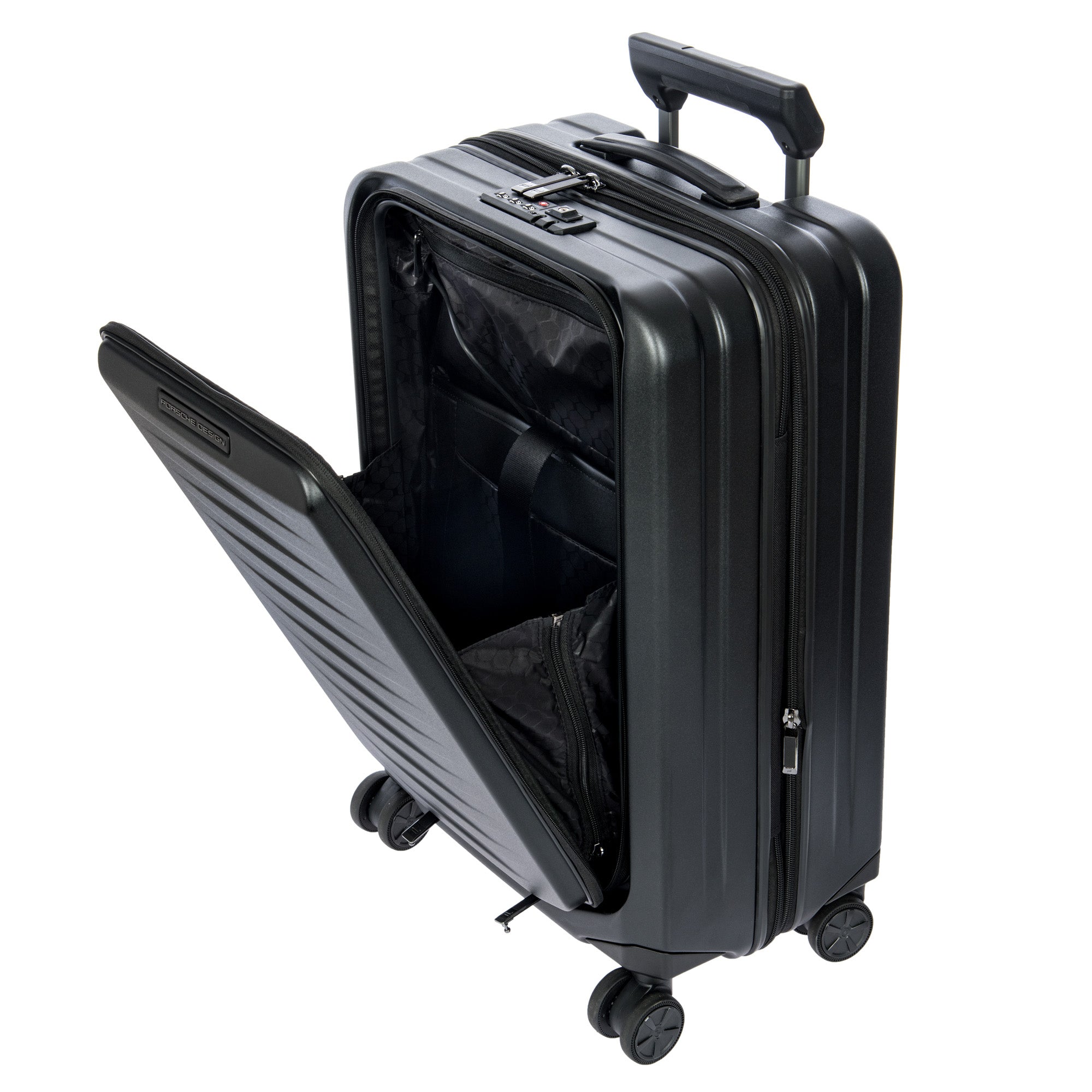 PORSCHE DESIGN by Bric's Roadster 21" Carry-on Expandable Spinner ( Black Matte , One Size ) Black Matte One Size U1