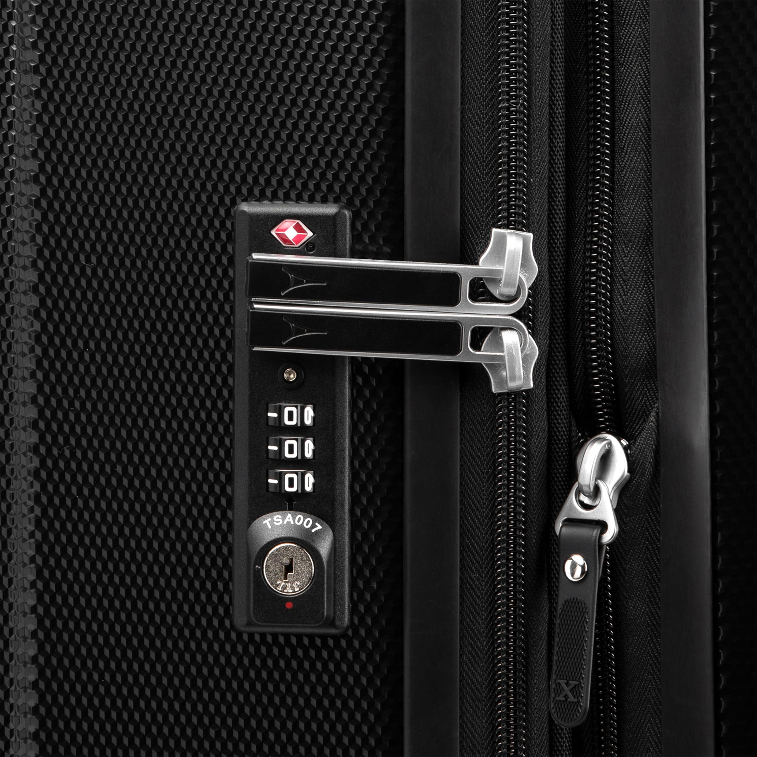Travelpro Pathways 3 Hardside Expandable Luggage, 8 Spinner Wheels, Lightweight Hard Shell Suitcase ( Black Knight , Checked Large 28 Inch ) Black Knight Checked Large 28 Inch U10