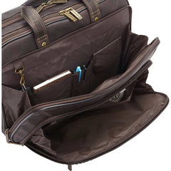 Heritage Colombian 15.6' Double Compartment Top Zip EZ-Scan Computer Portfolio U2